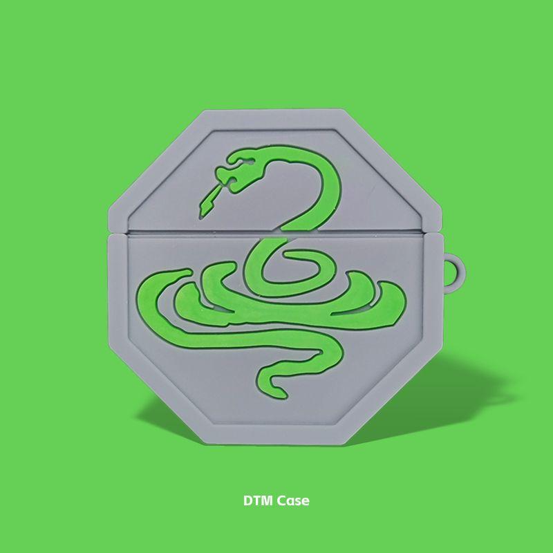 

Huawei Bluetooth Earbuds Case Silicone Zhizhen Protective Cover Huawei FreeBuds 4/4E Snake Curse]