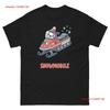 Cute Cartoon Snowmobile Funny Winter T-shirt