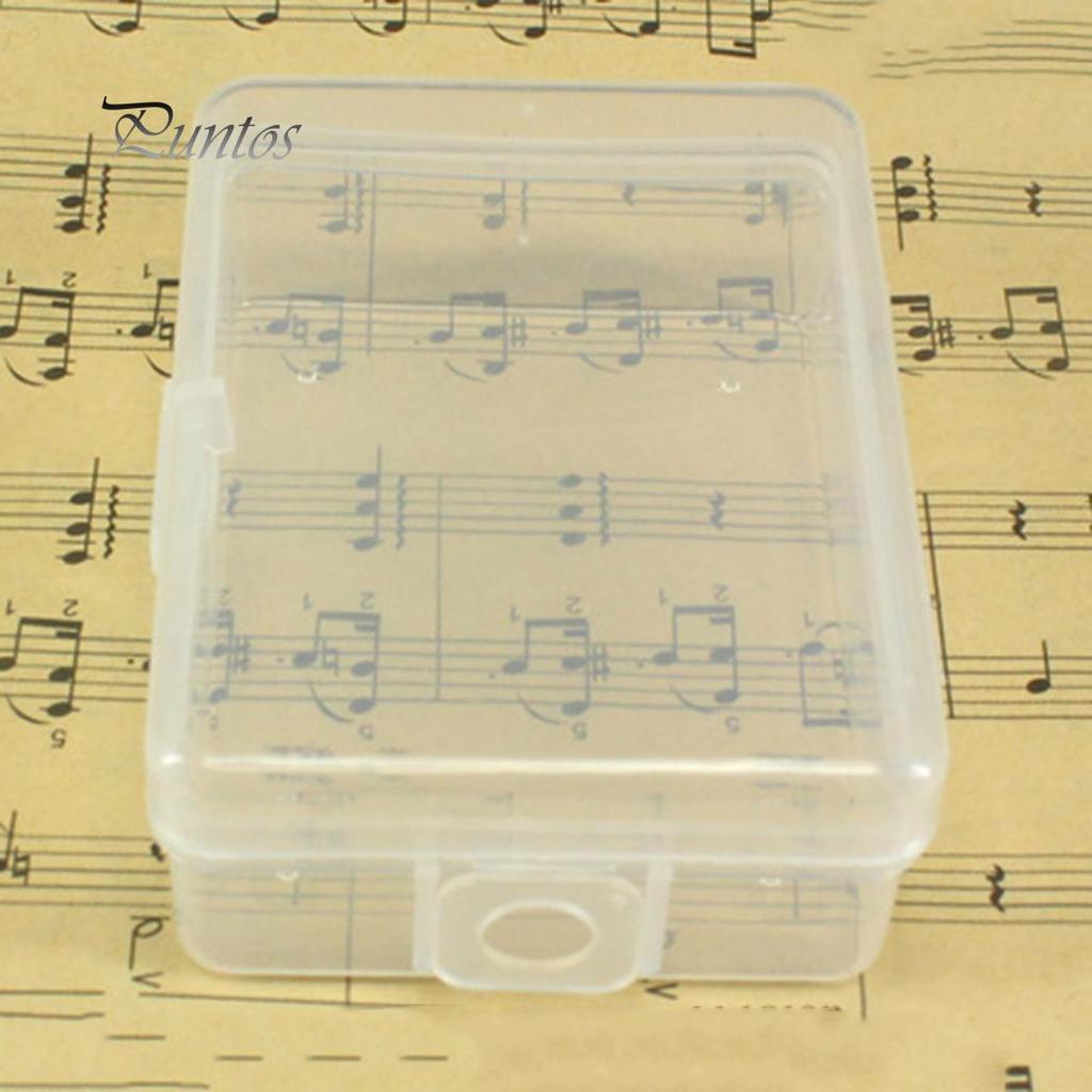 Fashionable 1Pc Clear Plastic Transparent Storage Box Debris Collect Container Case with Lid