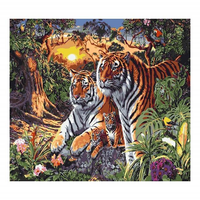 

DIY Бриллиант для Тигра Стена Искусство Вышивка Крестиком 5D Вышивка для Домашнего Декора Комнаты