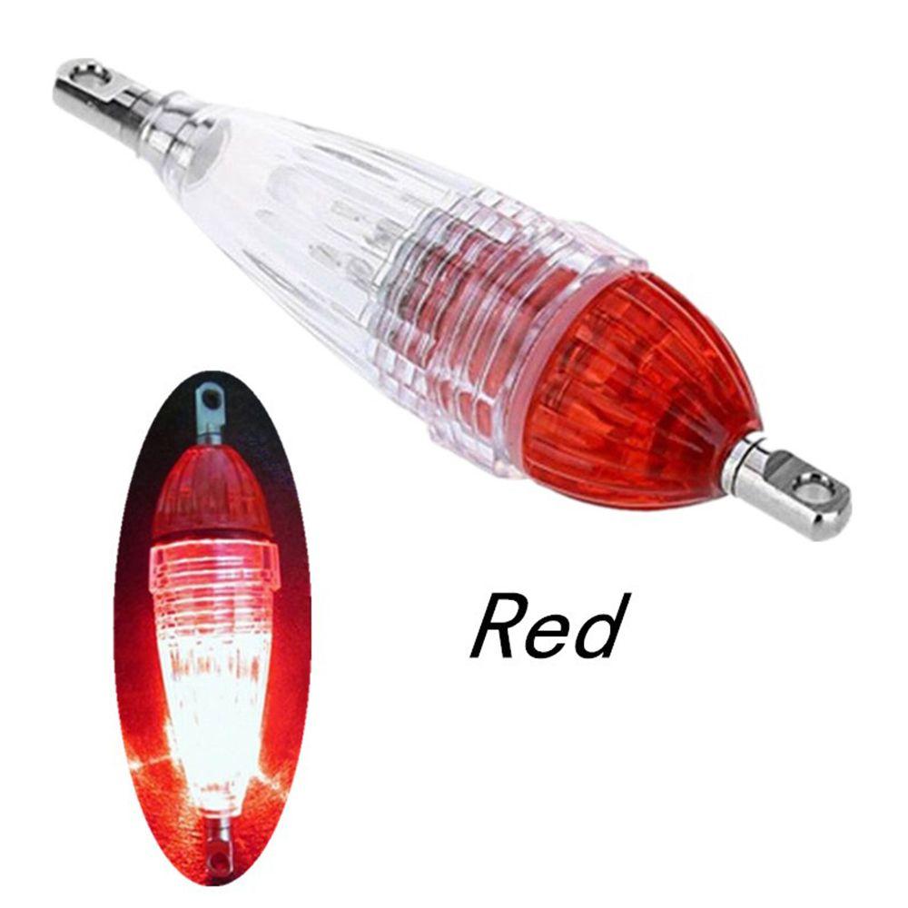 

Portable Deep Drop Underwater Durable Fishing Squid Bass Spoon Flash Lamp LED Lure Light красный
