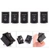 10Pcs Lot 2 Pin 12V Car Boat Round Dot Light On/Off Rocker Toggle Switch Tool