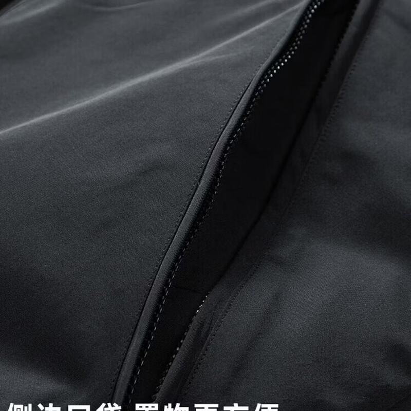 ROMON Męska zimowa ciepła pikowana kurtka z kapturem