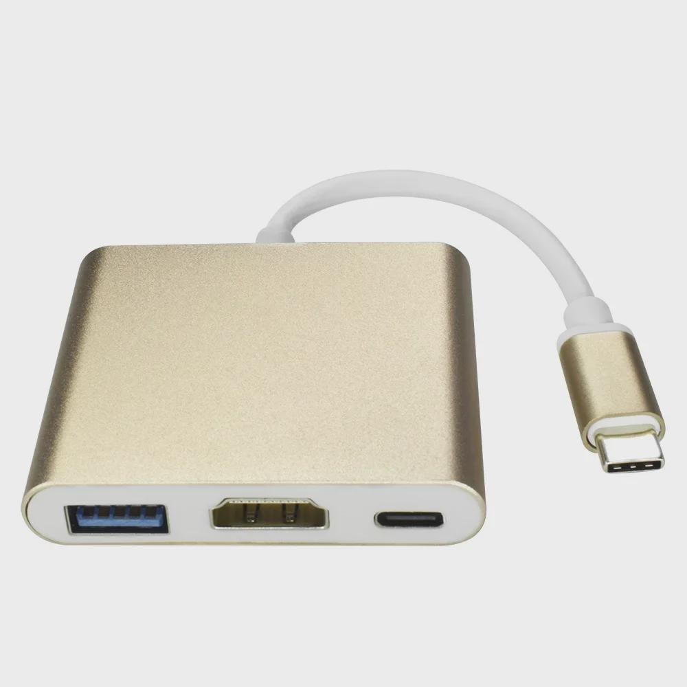 USB Type-C To HDMI 3-in-1 Docking Station Adapter
