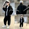 Boys' Spring and Autumn Suits, Big Children's Western-style Casual Two-piece Sweaters, Spring Children's Baseball Uniforms