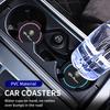Car Stickers For Alfa Romeo 2Pcs Car Silicone Coaster Anti-Slip Water Cup Drink Mat For Alfa Romeo Giulia Stelvio Giulietta 156