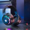 RGB Light Gaming Headset Surround Stereo Sound Earphone Soft Earmuffs Powerful Ergonomic Design Comfortable to Wear
