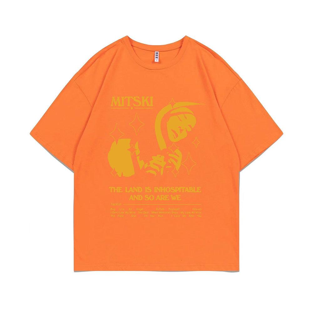 The Land Is Inhospitable Print T-shirt Mitski Album T Shirts