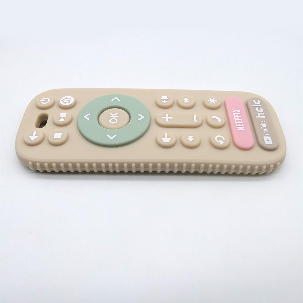 Non-Toxic Simulated Remote Control Teether Baby Pacifier Anti-Thumb-Sucking Soothing Toy For Chewing And Stress Relief