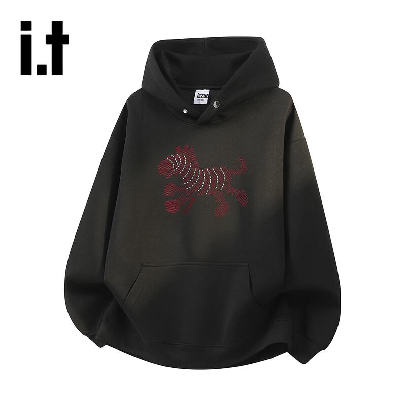 izzue i.t Унисекс Ретро Худи 2XL