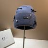 High-end Knitted Hat with Bowknot Fashionable and Warm Earflap Beanie for Women