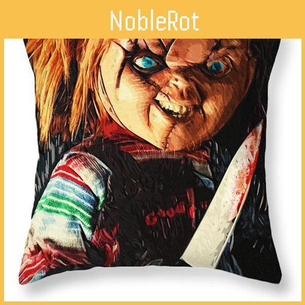 Chucky Good Guy  Doll Horror Movie Design Cushion Pillow Case Cover  New
