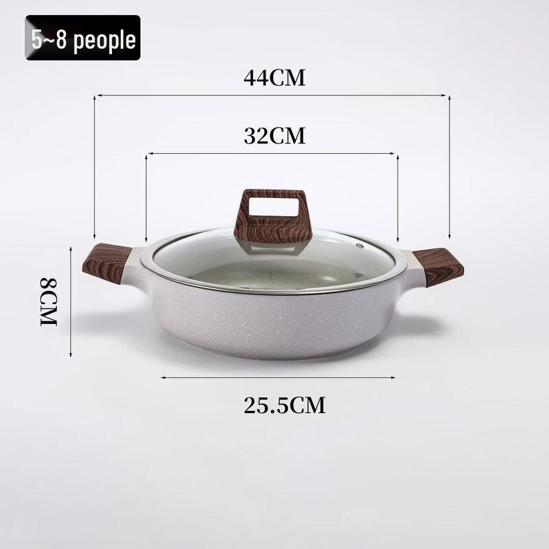 

ZISIZ Multi-Function Non-Stick Soup Pot with Steamer