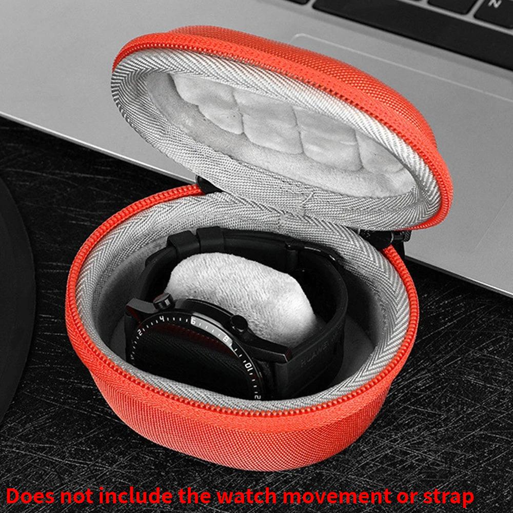 Travel Watch Storage Carrying Box Shockproof Smart Bracelet Protection Pouch for Galaxy Watch5/Apple Watch/Haylou GST