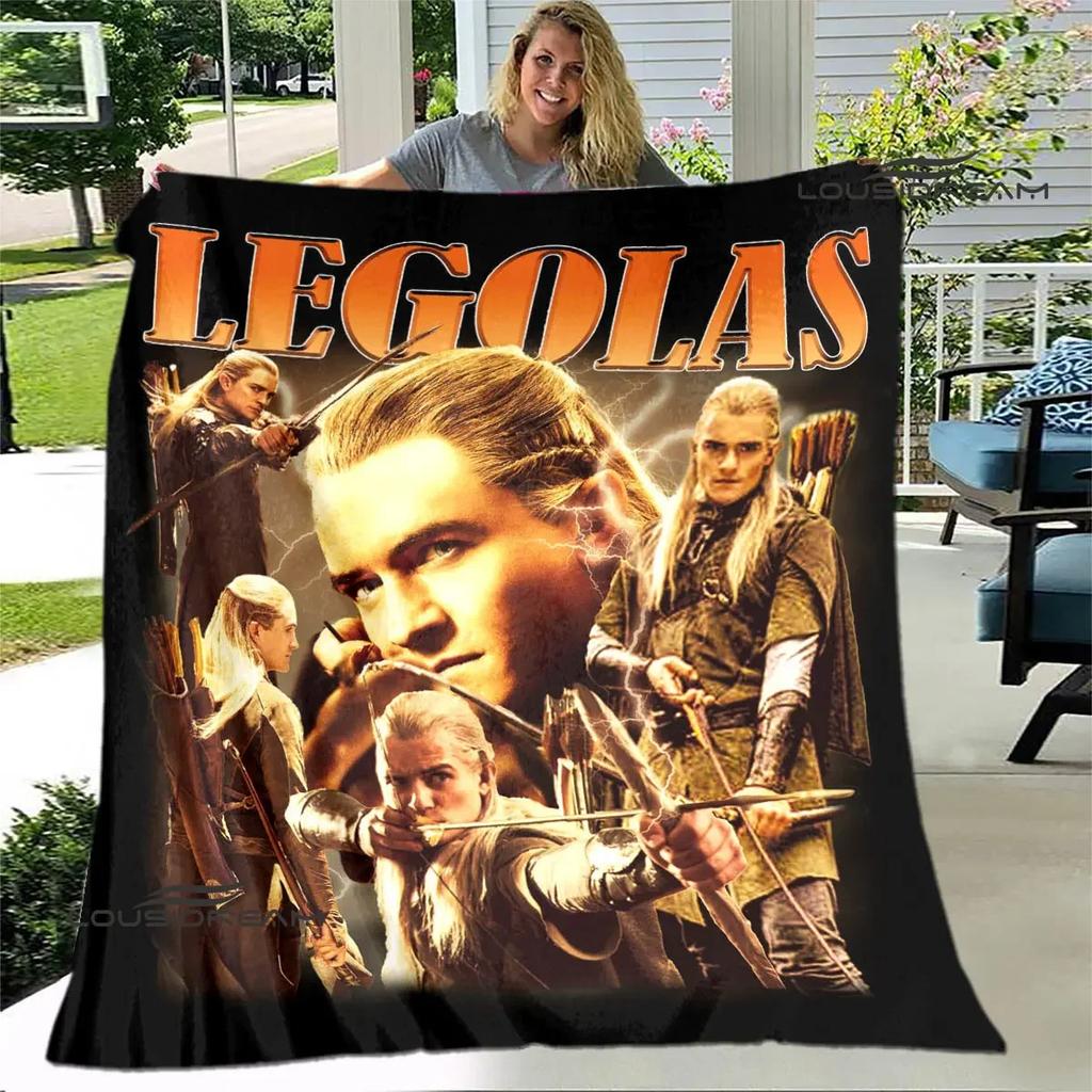 L-Lord of the Rings Printed blanket Flannel Warm Blanket Soft Comfortable Blanket Home Travel Blanket bed linings Birthday Gift
