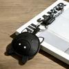 Keychain Pendant Imitation Leather 3D Piggy Shape Key Pendant with Metal Ring Anti-Slip Lanyard Bag Charm Accessory