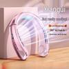 2025 Lazy Neck Fan: USB Rechargeable, 100-Speed, Bladeless, Ice Ceramic Cooling