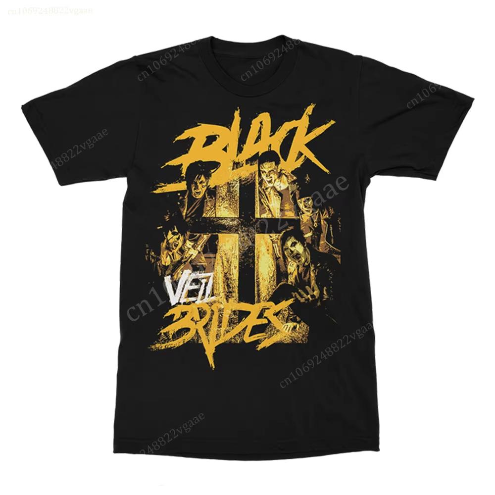 Summer Black Veil Brides T Shirt Men Cotton Women Vintage Short Sleeve Kids Tee Shirt Oversized Tops
