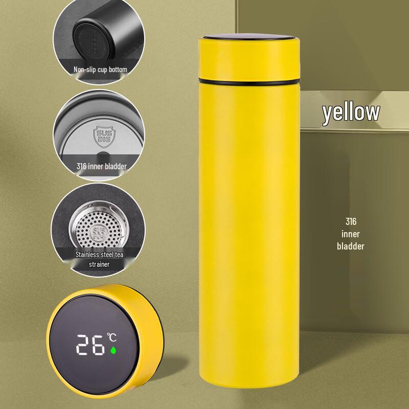 

Shangqi 316 Stainless Steel Smart Temperature Display Insulated Bottle