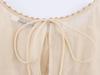 Spring 2025 Women's 3D Floral Embroidery Top - European & American Style Fashion