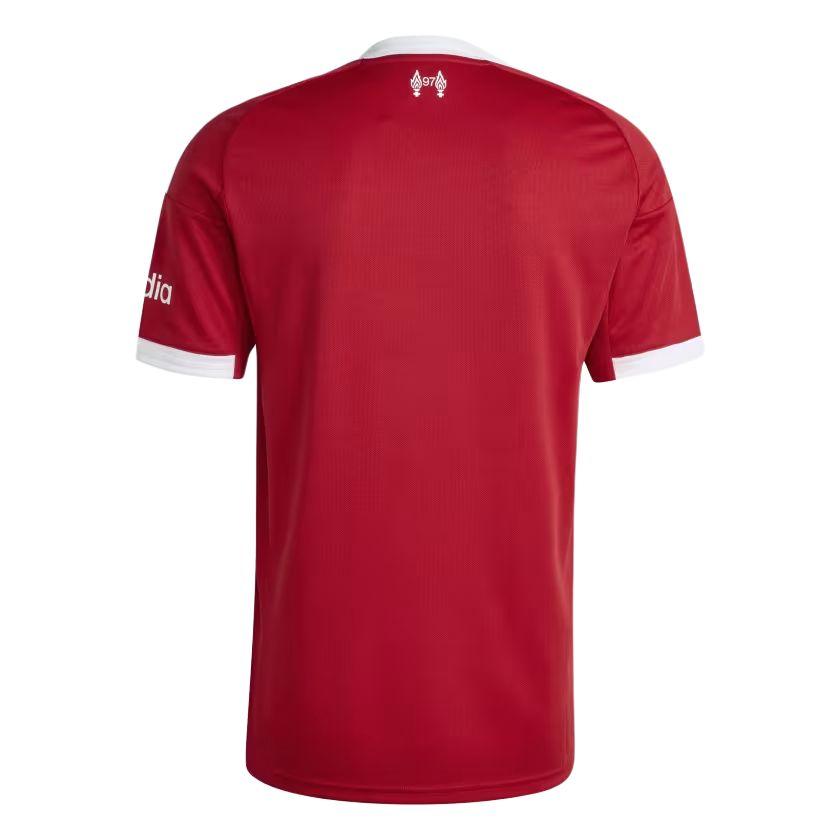 Adidas Aeroready Liverpool FC 25/26 Season Fan Version Home Slim Fit Moisture-Wicking Football Shirt Men Tops JV6423