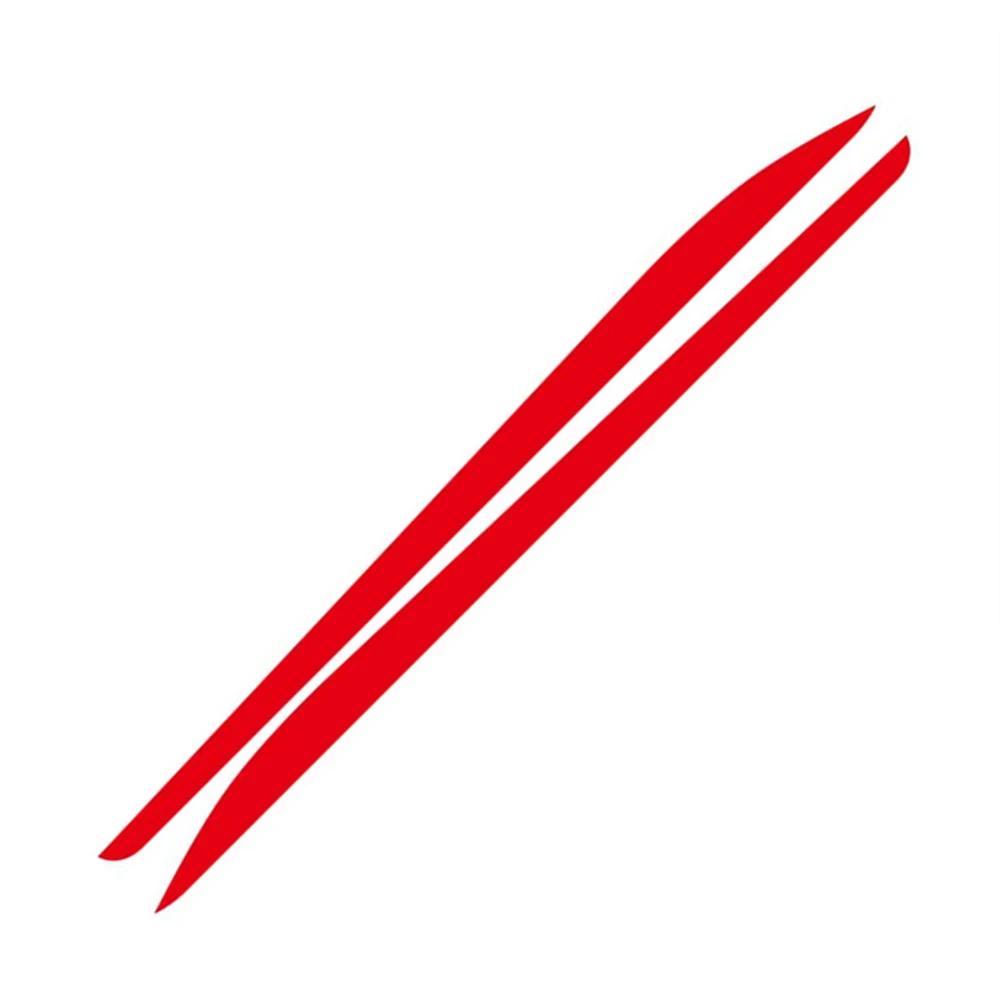 Sport Stripes Both Side Car Door Side Skirt Sticker For-Toyota AURIS 2013-2019 Racing Styling Auto Body Decor Vinyl DIY Decals