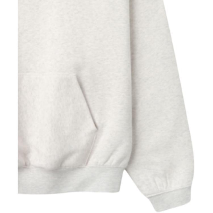 Fear of God Essentials Signature 90s Polo Sweatshirt Oatmeal Heather/Light Heather Unisex Tops Tan 192SP264374F