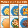 Air Fryer Silicone Round Air Fryer Silicone Pot Reusable Silicone Kitchen Air Fryer Liners Food Safe Non Stick Basket Accessorie