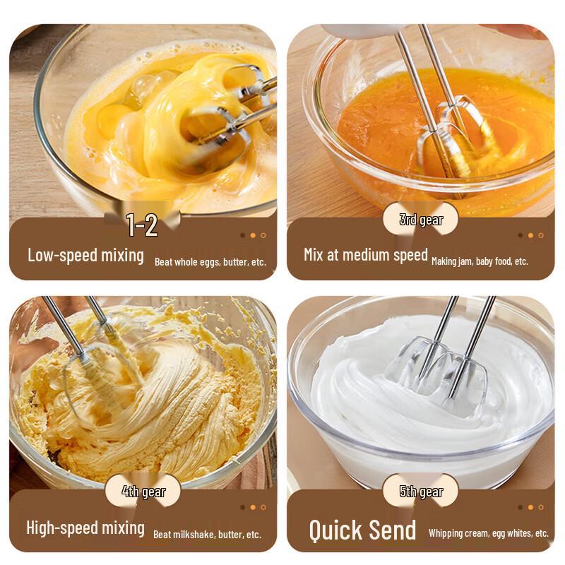 Bear DDQ-B01K1 Electric Handheld Egg Beater & Mixer