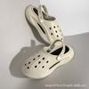 Summer new couple hole shoes wear non-slip thick-soled casual bag head beach shoes
