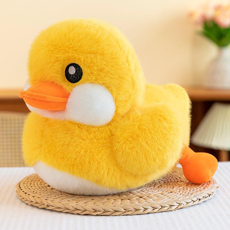 Plush Duck Yellow Toy Cartoon Stuffed Animal Doll Room Decoration Kids Gift