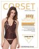 European & American Steel-Boned Leather Punk Corset Waist Cincher for Performance 