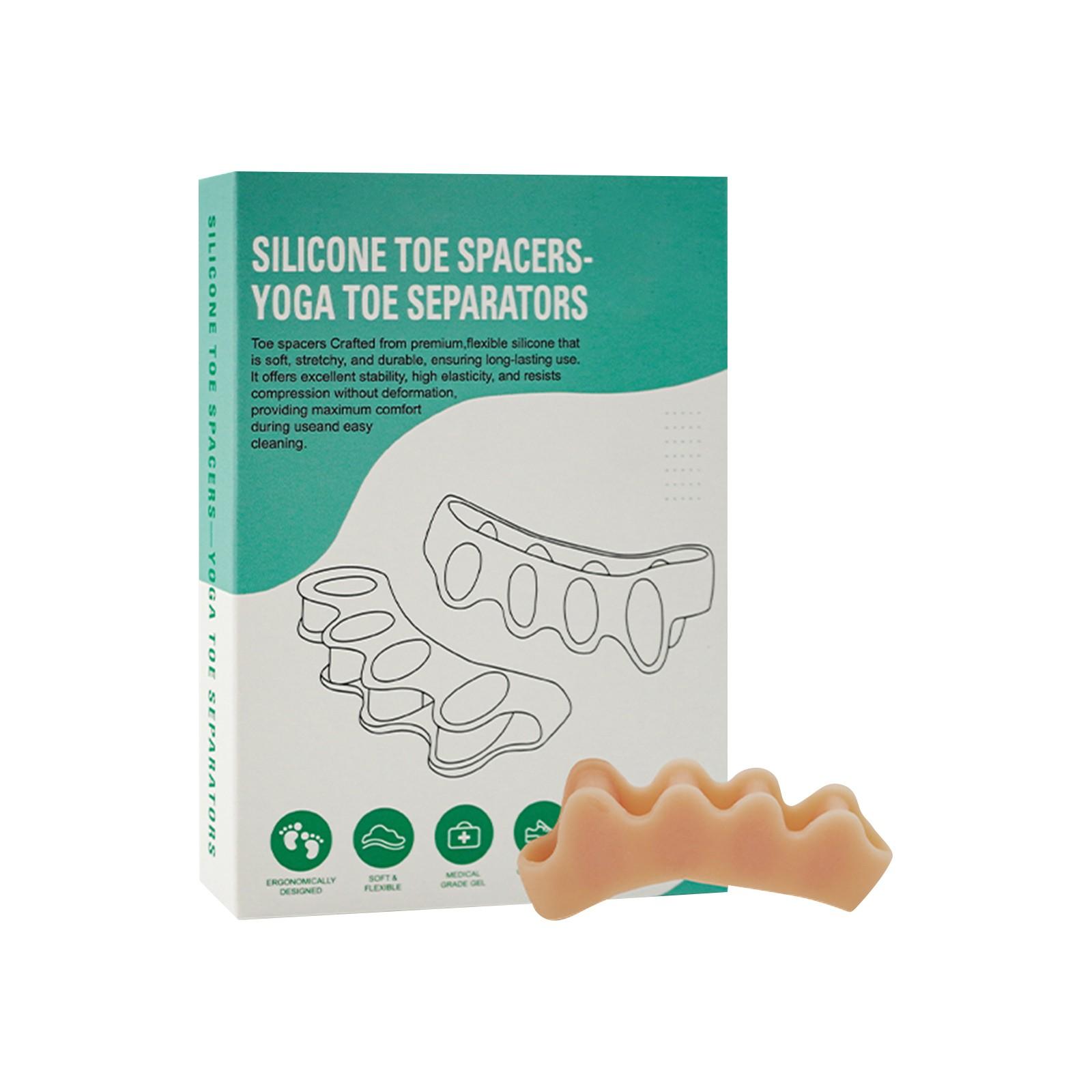 

Резиновая накладка на палец с четырьмя частями для коррекции и расслабления костей пальцев, подходит как для мужчин, так и для женщин с поддержкой пальцев One Size белый