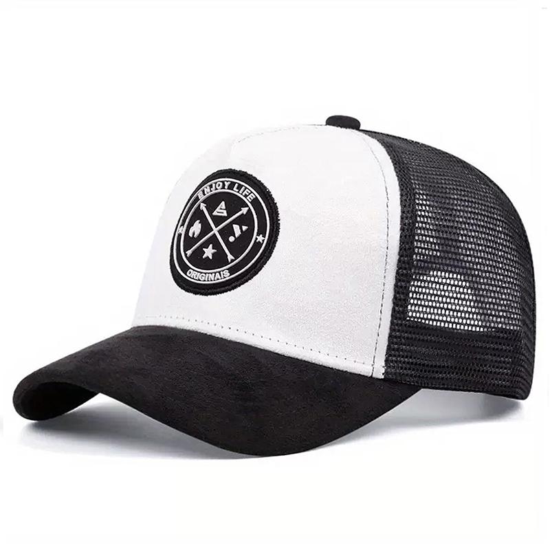 2026 New Fashionable Skateboard Hat ENJOY Embroidered Street Hip Hop Hat Outdoor Daily Sunshade Hat Mesh Hat Casual Baseball Hat