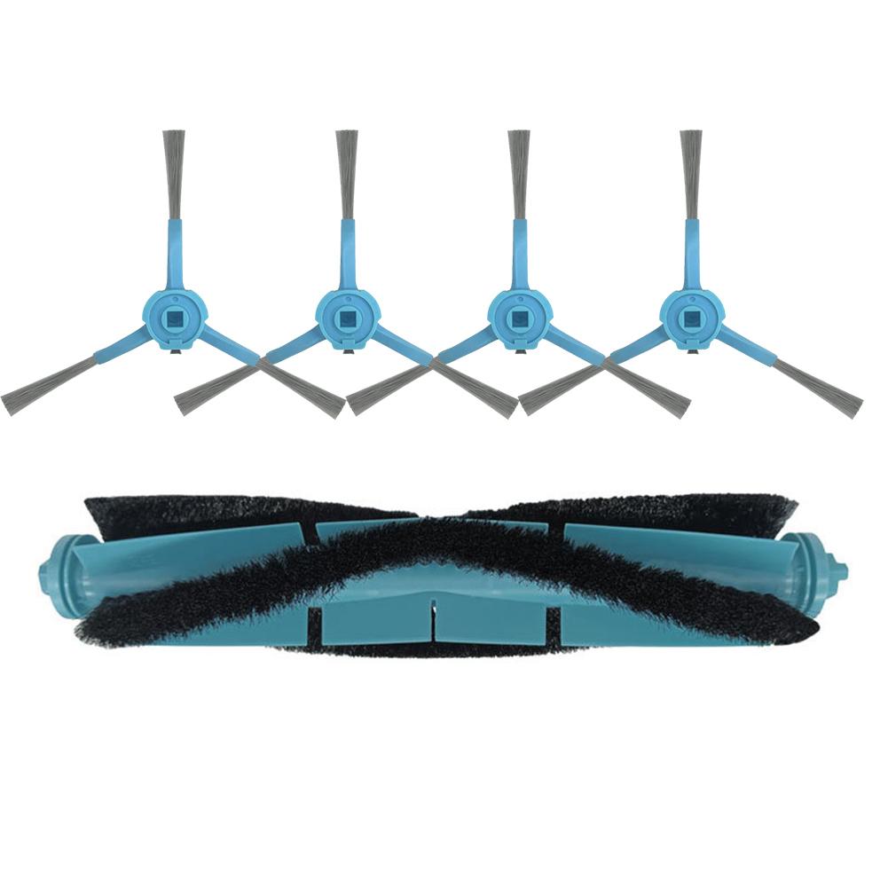 1 Set Main Roller Brush And Side Brushes For Conga 7490 /8290 For Immortal For Genesis Vacuum Cleaner Replacement Accessories