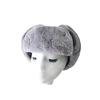 Women's Faux Rabbit Fur Winter Hat with Ear Protection, Cold-Proof, Thickened, Korean Style, Trendy and Warm for Outdoor Cycling.