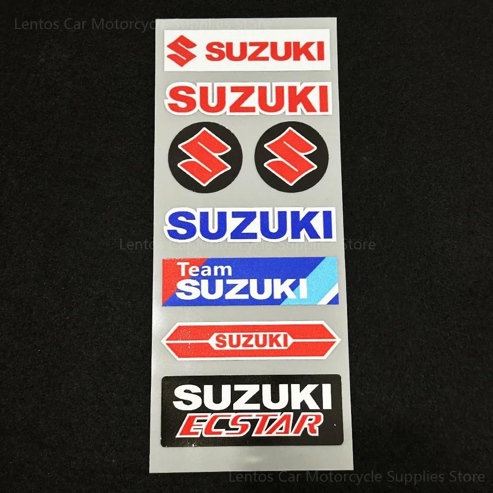 AAGK1 Водонепроницаемая Светоотражающая Наклейка для Мотоцикла Suzuki Логотип Автомобиля Декор Педаль Кузов Поглощение Ударов Лак Подходит для Мотоциклов