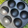 Anti-scald Handle 7-Hole Cake Cooking Pan Aluminum Cake Ball Plate Cookware Takoyaki Maker  Biscuit