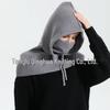 Women's Winter Hat with Integrated Scarf & Mask - Cozy, Thick Knit, Solid Color, Korean Style Pullover Shawl