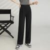 LANGSHA Women's High-Waist Wide-Leg Straight-Leg Pants