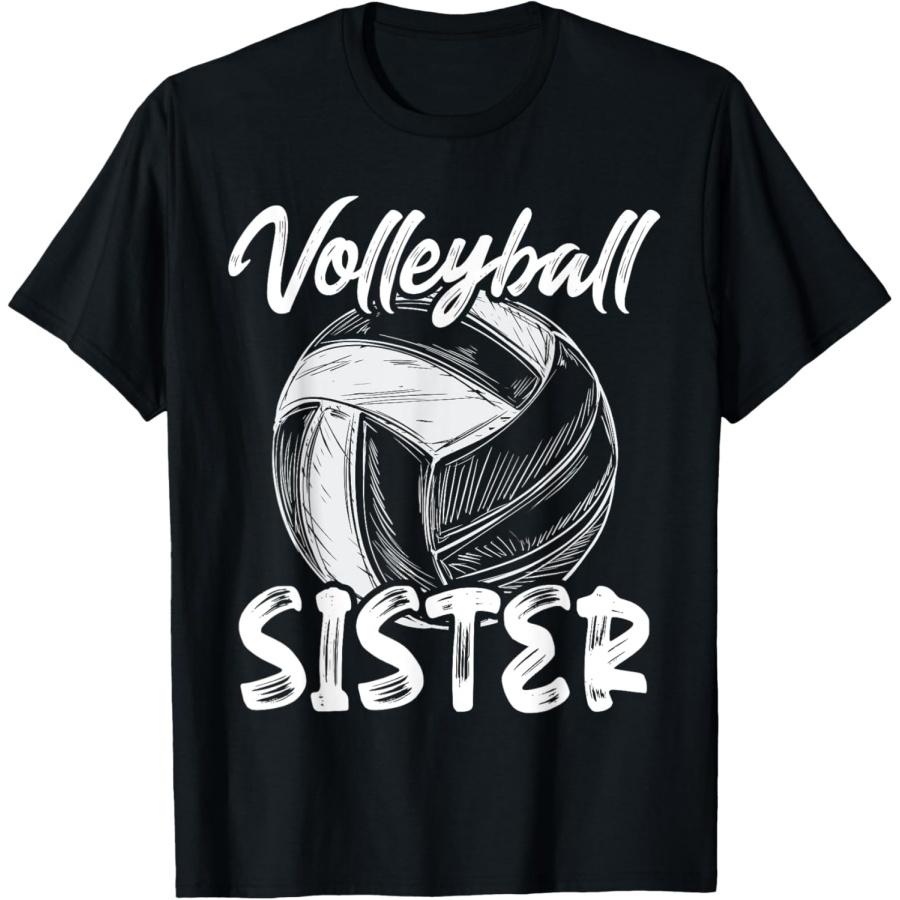 Волейбольная Сестра Для Женщин Семейный Совпадающий Игроки Команда Футболка(1) XXXXXL чёрный
