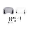 1Pc Motorcycle Windshield,White Folding Large Windshield,For Kawasaki Honda BMW Yamaha Raised Windshield,Motorcycle Accessories
