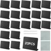20 PCS Mini Display Chalk Board Signs Small Blackboard Mini Chalkboard Sign with Chalk and Wiping Cloth