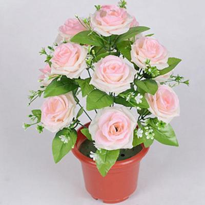 1 Bouquet Artificial Flower No Wilting Elegant 12 Heads Decorative Beautiful Faux