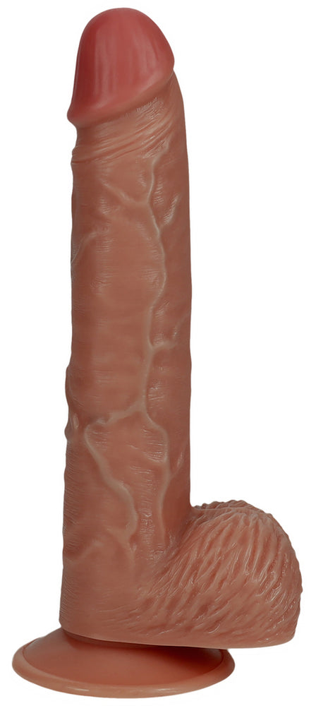 Straight Strong Vibrating Dildo 19 X 5 Cm Latino - Ultra Realistic Skin by RealRock - Vibrating Dildos