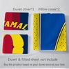 3Pcs Barcelona Foundation Jersey Design Bedding Sets For All Sizes New 3D Printed Bed Cover Comforter Duvet Cover Pillowcase Bedroom Decoration
