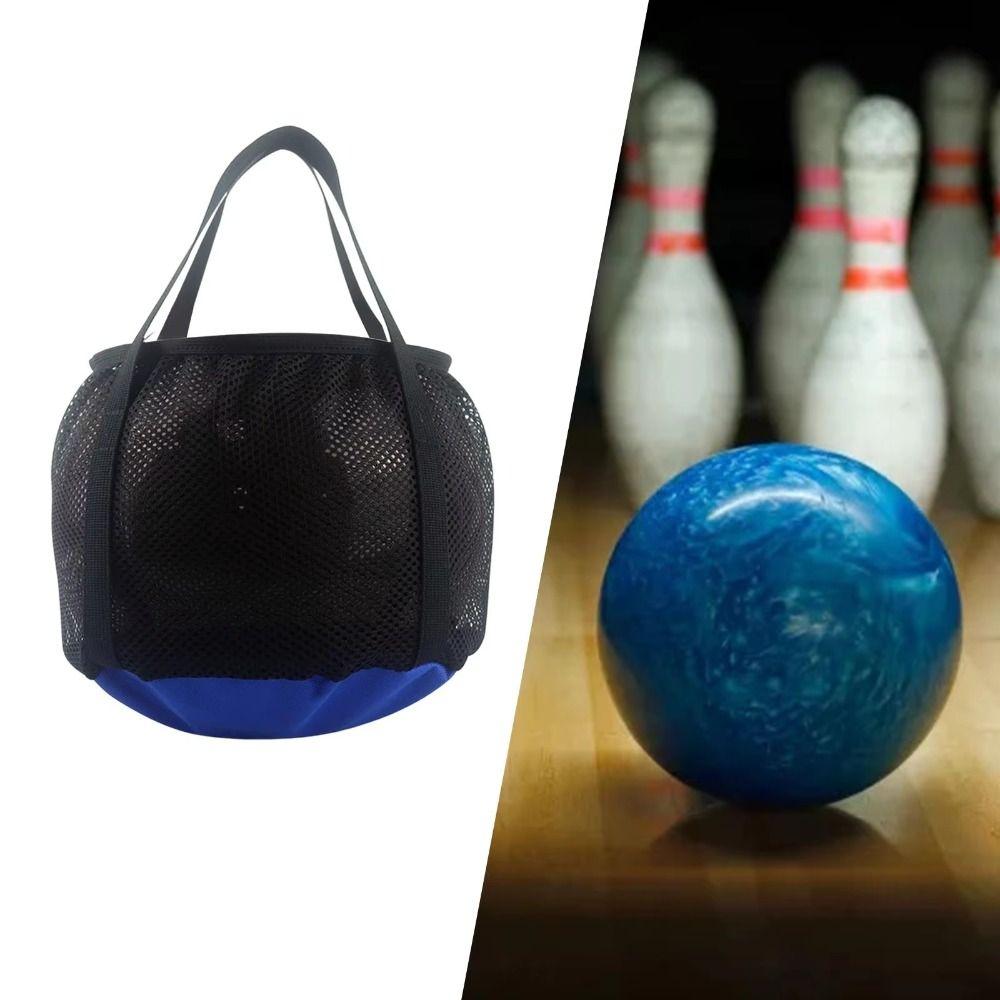 Oxford Cloth Bowling Ball Holder Tote Bag Bowling Storage Bag Durable Bowling Mesh Bag  Gym Outdoor