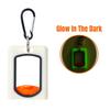 Fluorescent Tie Organizer with Carabiner Cable Zipper Savers Multiple Cable Ties Holder Portable Hardware Tool