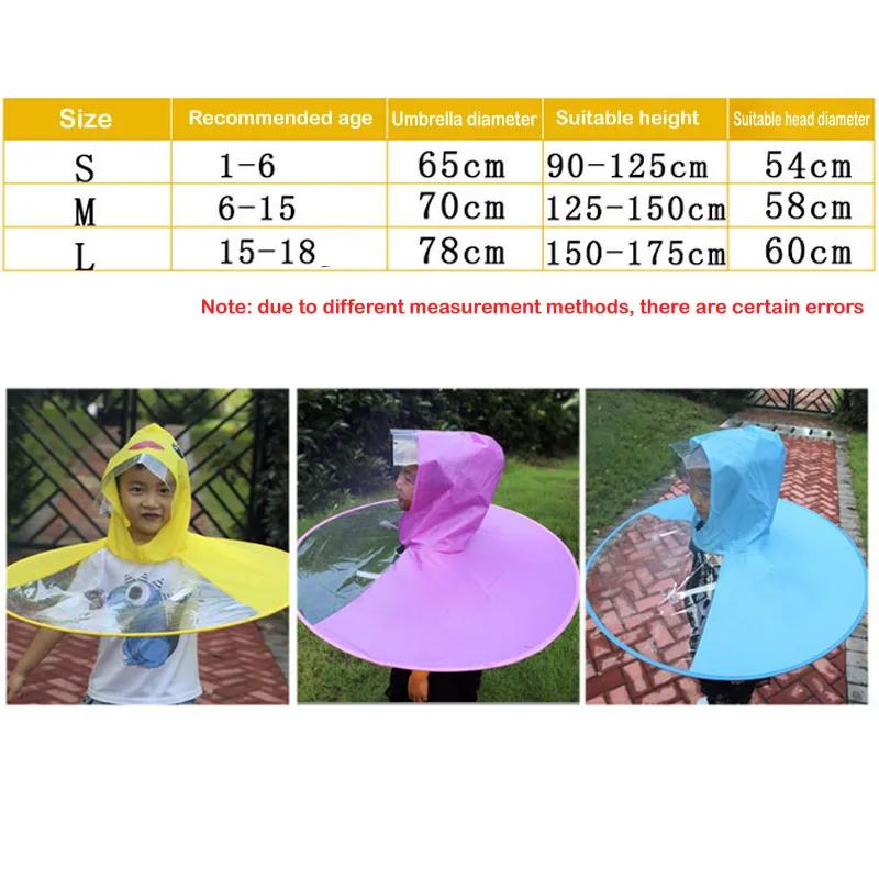 Pelerină de ploaie drăguță pentru copii, rață de desene animate, poncho de ploaie pentru copii, formă UFO, haină de ploaie pentru copii, jachetă de ploaie de exterior pentru băieți și fete, jachetă de vânt, umbrelă