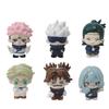 6pcs/set Anime Jujutsu Kaisen Cute Characters Model Toys 7cm